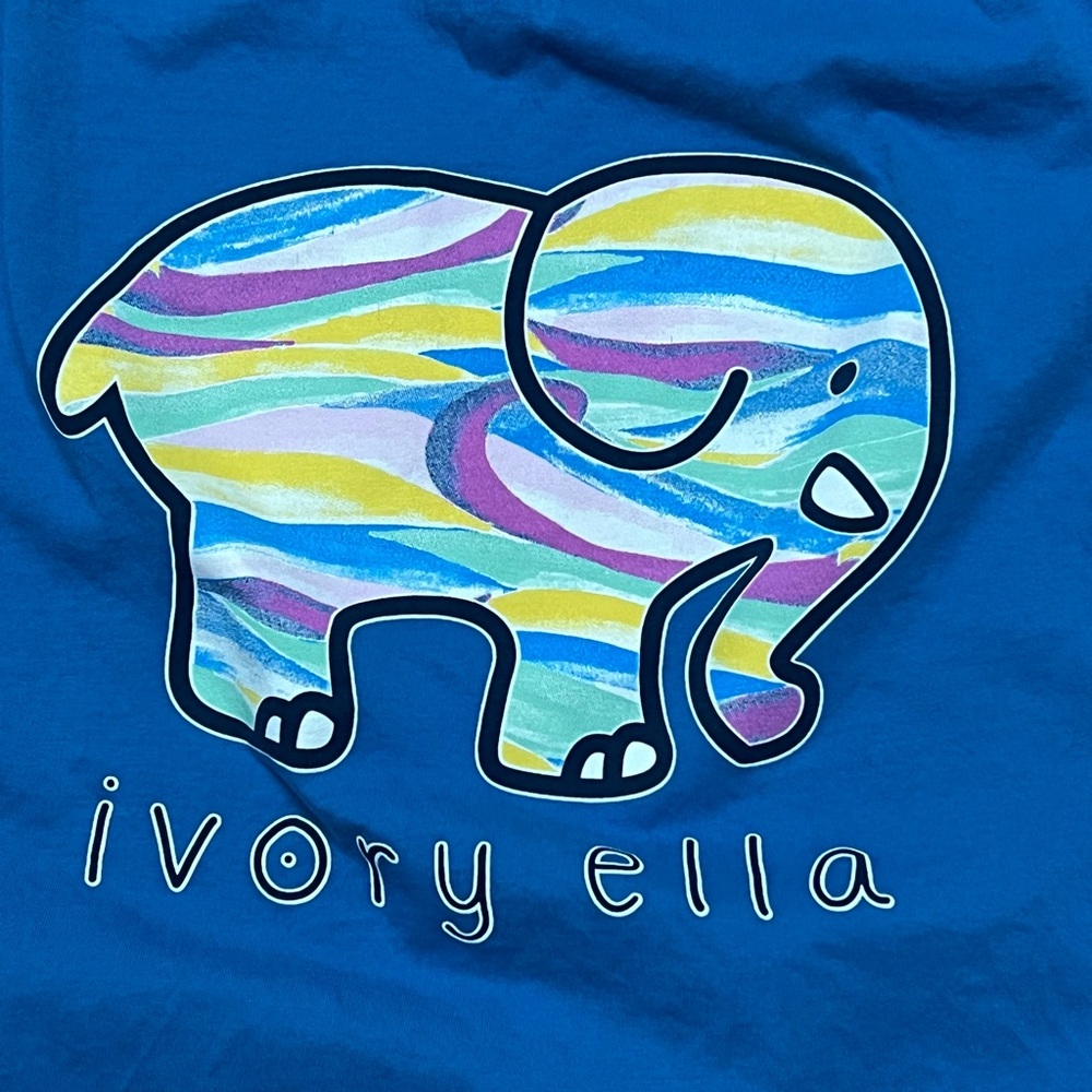Ivory Ella medium blue T shirt ladies medium